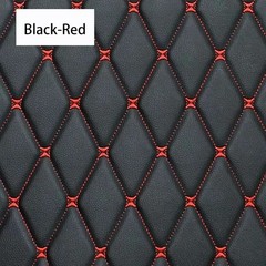 Quilted PVC Leather Fabric Embroidered Car Seat Floor Mat Sheet Universal 45×160