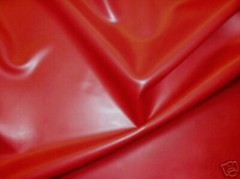 Latex Rubber 0.55mm Thick, 92cm Wide, Red, Seconds