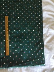 2.33 Yards Paul Kaufmann Baskets Dots Cotton Fabric Green Colorworks