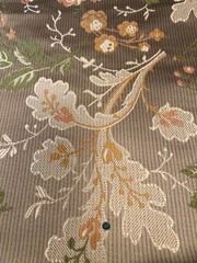 10 Floral silk fabric samples elegant designs High quality