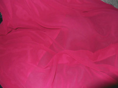 HOT PINK CHIFFON FABRIC, 120 cm WIDE, DOUBLE CHIFFON, SHEER FABRIC, AUSTRALIA
