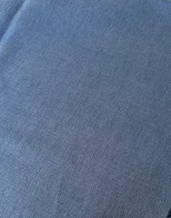 Romo Washable Linara Designer Woven Fabric in Venetian Blue Remnant, 1.2 Yd, New