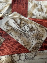 Vintage Hoffman Serengeti Safari Animal Fabric Lion Giraffe Leopard Elephant