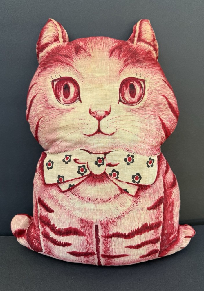 Vintage Charlie the Cat Cut N Sew Printed Fabric Pillow 1960’s