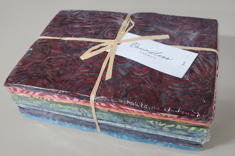 20 Count Half-Yard Cut Bundle Sundance Batiks Boundless Cotton Precuts M522.13
