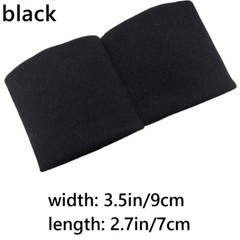 1 Pair Sweater Coat Cuff Fabric Rib Knit Cotton Stretch Trim Sew DIY Soft Casual