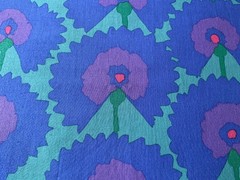 Kaffe Fassett. 6 Fat Quarters in shades of Blue. New, all are Beautiful.