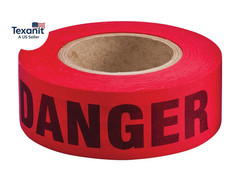 91086 50 Yd Length X 2″ Width, Woven Biodegradable Cotton, Black on Red Re-Pulpa
