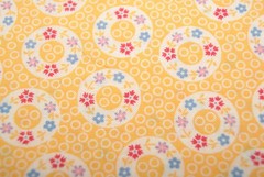 1 Yd Aunt Grace Judie Rothermel Marcus Bros Yellow Lifesaver Quilt Top Fabric