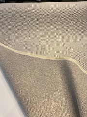 Mascot Bisque Cream Textured Chenille Upholstery Fabric By The Yard