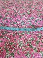 Keepsake Calico Pink ~ Ditsy Blooms Pink ~ 100% Cotton ~ 8 Yards Width 44 Inchs