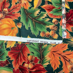 Thanksgiving Fall Autumn Themed Cotton Fabric Lot Cranston Robert Kaufman