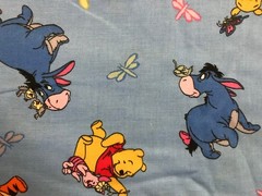 Winnie The Pooh Vintage Fabric #8833 Springs Industries Per Yd 45″ 4yd Available