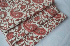 2.5 Yard Hand Block Print 100%Cotton Fabric NO TARRIF CHARGES 100%✅ZK_162#
