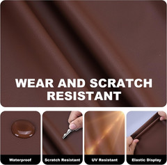 Faux Leather, Marine Vinyl PVC Leather for DIY Upholstery, Sofa Car Boat Seat Re