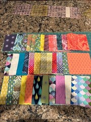 Tula Pink 6″ Squares #2 – Various Lines – 72 Squares