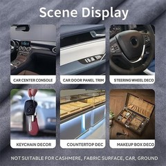 Self-Adhesive Suede Decorative Film for Car – Headliner/Dash/Door/Trunk | Str…