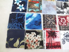 360 Hawaiian quilting cotton fabric charm pack 3.5″ squares Hawaii fish flowers