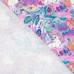 1m x 1.50m Cotton Jersey Unicorn Digital Print