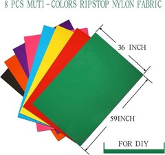 40D Lightweight and Waterproof Nylon – Perfect for Kites & Crafts, 8Pcs