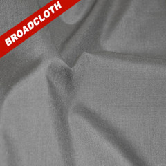 Charcoal Gray Polyester Cotton Broadcloth Fabric – 60″ Wide – Sold by the Yard