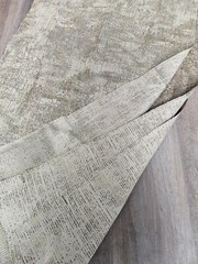 Brown Beige Branches Striped Upholstery Fabric 6+ Yards 8 Pieces 27″ wide x 56″