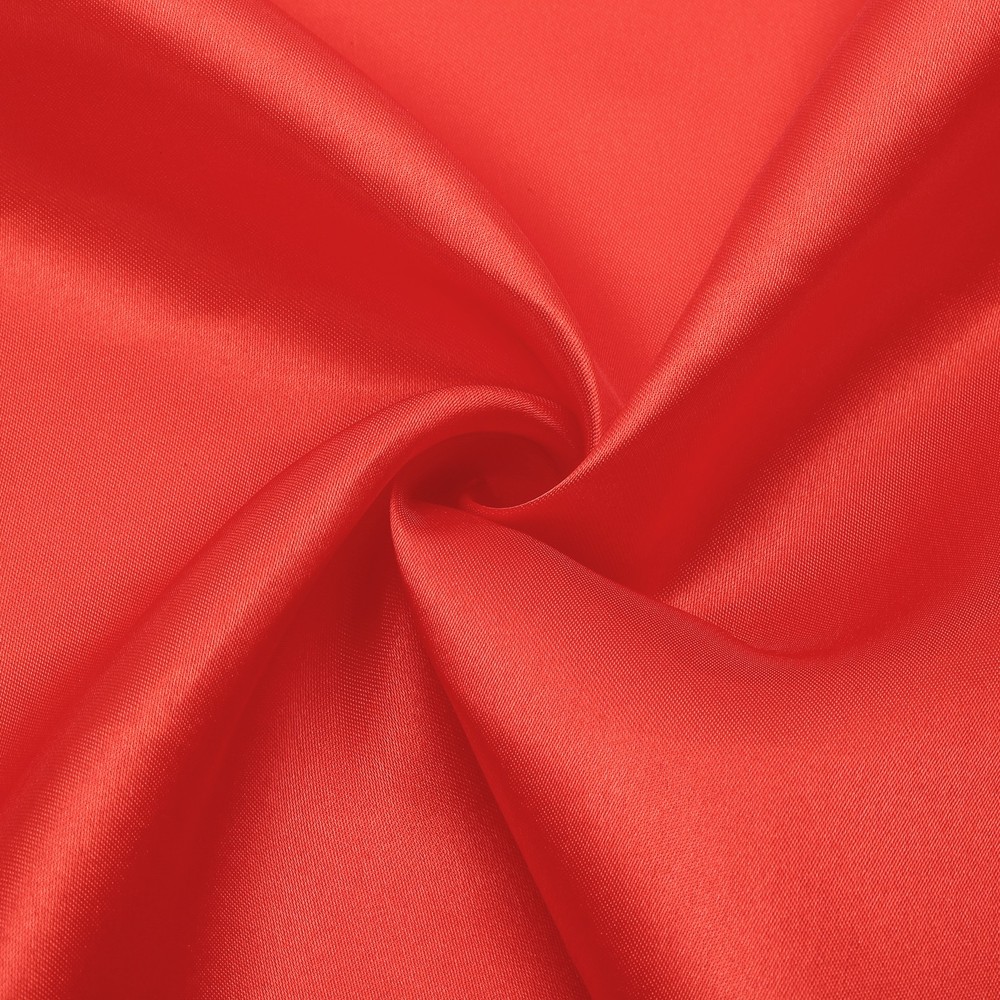 5.5 Yards 150cm Width Bright Red Satin Wedding Dresses by Yard