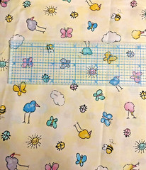 Two by Two by Cheri Strole Birds & Bees Butterflies Ladybug on Cloud Yellow BTFQ