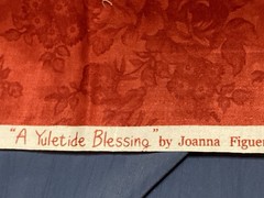 MODA “A Yuletide Blessing” Fig Tree Quilts Red Remnant Fabric 28” L By 44” W