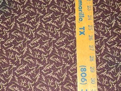 By 1/2 Yd “Circle of Love” 2005 Brown Green Floral ~ Thimbleberries Club for RJR