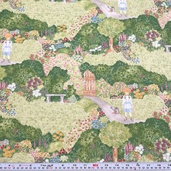 Melissa’s Magic Garden In The Beginning Fabrics 2004 Cotton FAT QUARTER 18 x 22