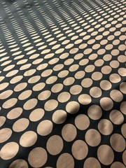 Apparel Pima Cottom Fabric High Style Coffee Brown/ Black Fabric 3.5 Ydsx30”