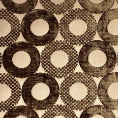 6 COLORS / Velvet Circle Geometric Tone on Tone Fabric