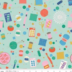 ‘Hand Made’ ~ 5″ x 5″ Squares, Riley Blake $3.99 Ships ANY Amount Of Fabric