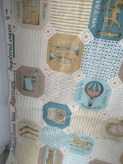 Waverly Early Americana “AMERICANA” Cotton Fabric 35″ x 35” Vintage 60`s RARE