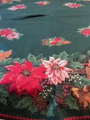 HTF VIP Cranston Woodland Fabric Tree Skirt 56inch Round Gingerbread Men