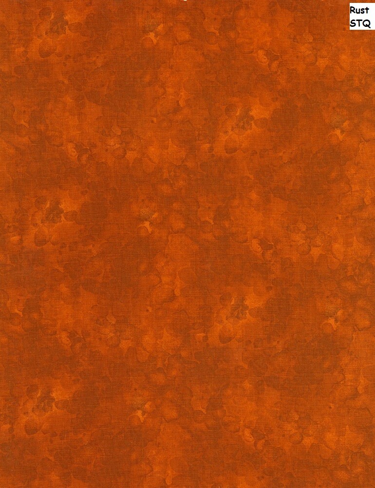 Solid-ish Tone on Tone cotton quilt fabric BTY Timeless Treasure RUST orange