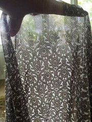 Patterned Knit Mesh Fabric By The Yard, 4-way-stretch, New, 60in Width