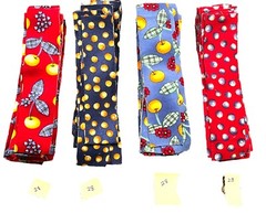 289 Flannel Quilting Strips 1.5” x 6.5” Cherry Polka Dots Floral Cotton Sewing