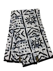 White Black Blenders, Set of 5 Fat Quarters, Quilt Fabric