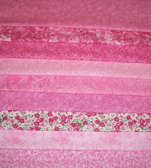 9 Pinks Fat Quarters Bundle Tonal tone on tone Fabric Precut