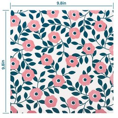 50pcs 100% Cotton Fabric Bundle 10″ x 10″ PreCut Fat Squares Sheets Printed F…