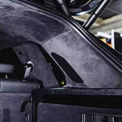 Black Suede Fabric 59″X59″ Foam Backed Ideal Choice for Car Inner Roof Fixing3mm