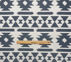 PINDLER FLAGSTAFF DENIM TRIBAL SOUTHWESTERN OUTDOOR INDOOR FABRIC BY YARD 54″W