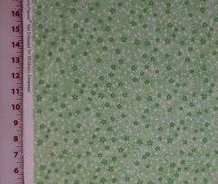 Cotton FLANNEL Fabric Stars Green AE NATHAN Napped both sides OVER HALF YARD
