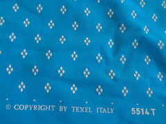 Spandex 4-Way Stretch Fabric Piece Swimwear Quality Turquoise Italy 56×59