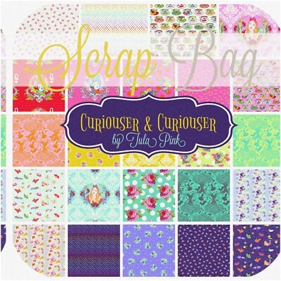 2-Yard Cotton Fabric Scrap Bag for Quilting