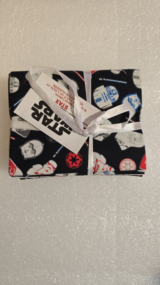 Star Wars Fat Quarters Bundle 5 Pieces 18×21 in. Empire Rebels NEW Disney