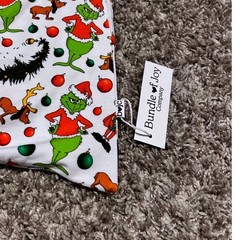 Bundle of Joy Company Grinch Christmas All Over Print pillow case soft White