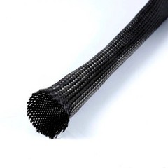 2/4/6/8/10/12/15-40MM Carbon Fibre braided rope tube hollow belt sleeve tube 2m